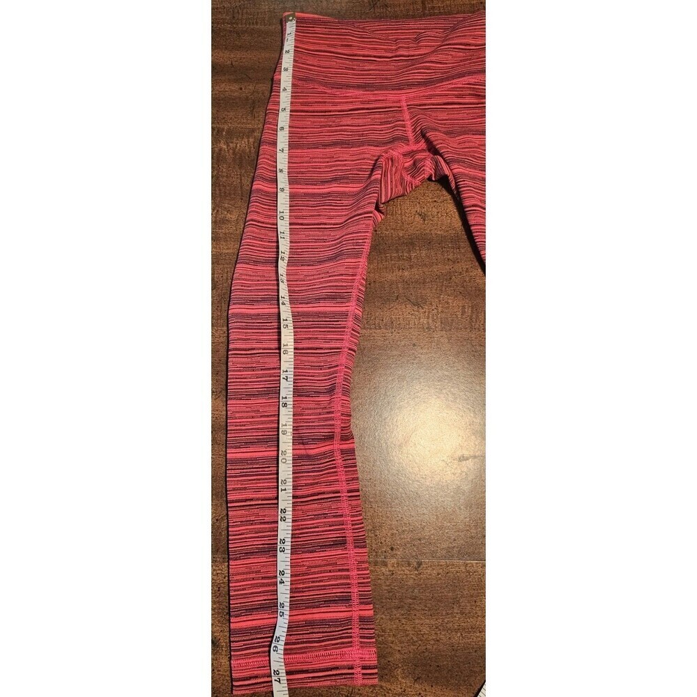 Lululemon Wunder Under Crop III Size 2 NWT Luon Yoga Mid Rise Cyber Juice Boom - Picture 9 of 9